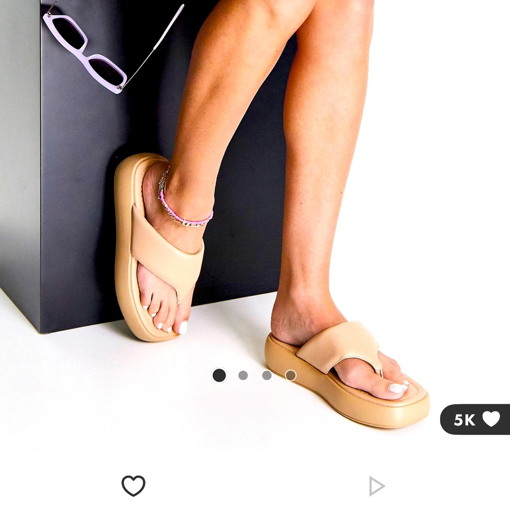 ASOS platform thong sandals— never worn.